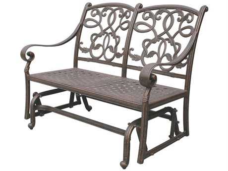 Darlee Outdoor Living Standard Santa Monica Replacement Loveseat Glider Seat and Back Cushion