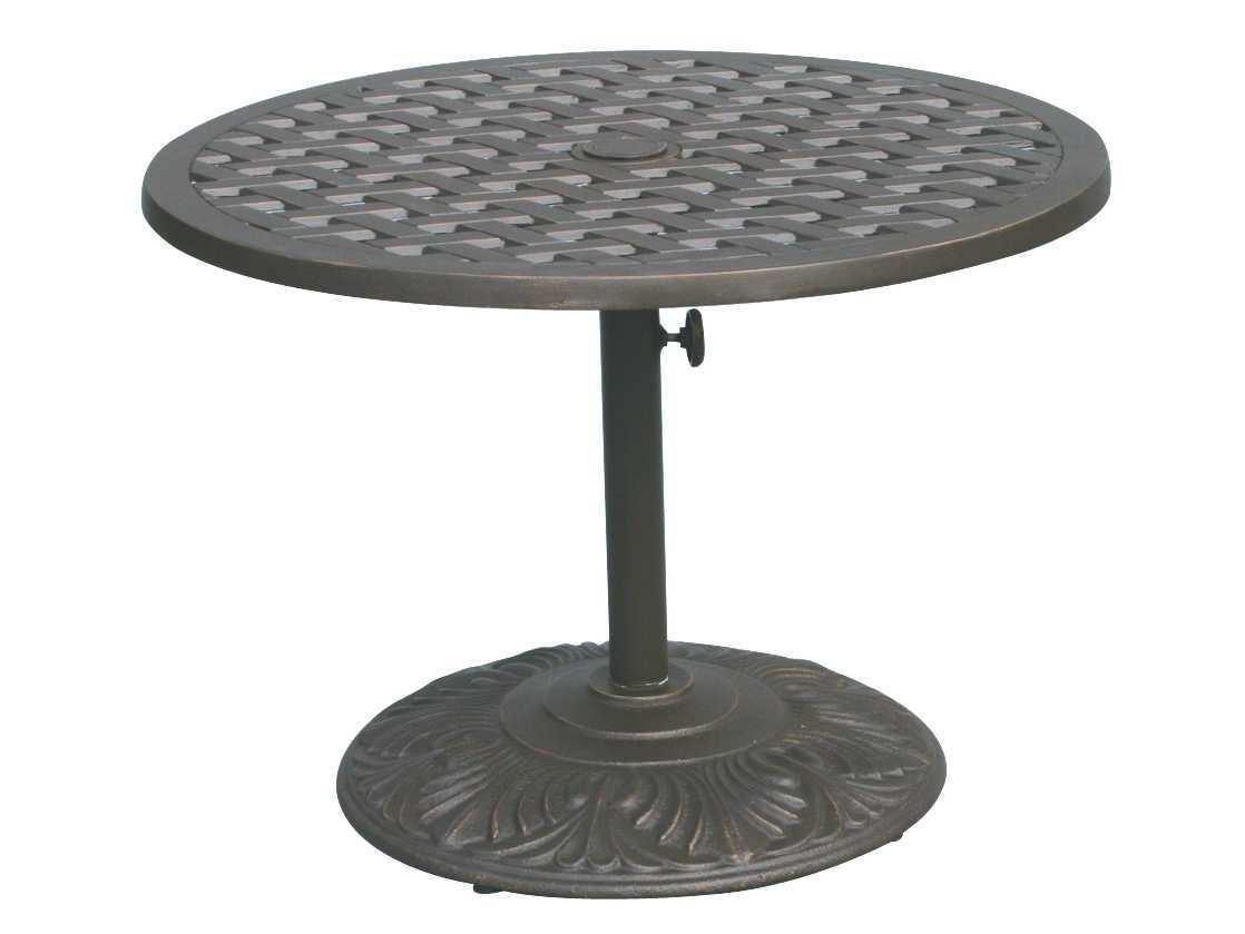 Darlee Outdoor Living Series 30 Cast Aluminum Antique Bronze 30 Round ...