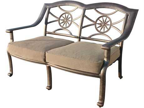 Darlee Outdoor Living Ten Star Replacement Loveseat Seat and Back Cushion