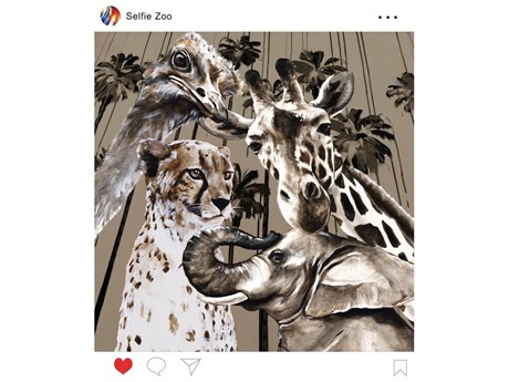 Daleno Selfie Zoo I Wall Art