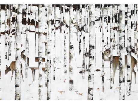 Daleno Love Among The Birches Wall Art