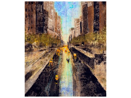 Daleno Taxi Bustle Wall Art
