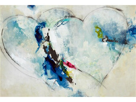 Daleno Frosted Hearts Wall Art