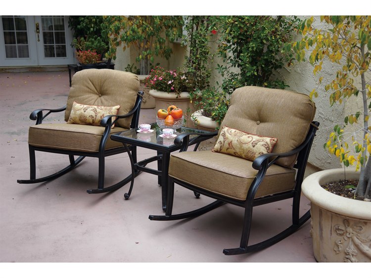 Darlee Outdoor Living Standard Nassau Cast Aluminum Lounge Set Darlee Outdoor Living Standard Nassau Cast Aluminum Lounge Set