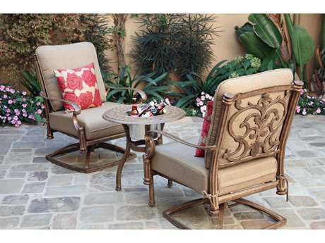 Darlee Outdoor Living Santa Barbara Antique Bronze Cast Aluminum Lounge Set Dasantabarbarasetn Darlee Outdoor Living Santa Barbara, Darlee Outdoor Furniture Reviews