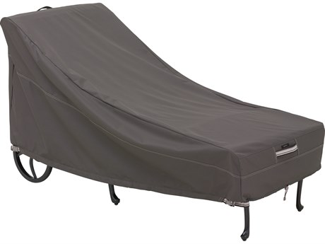 Duck Covers Ravenna Dark Taupe 66 Inch Chaise Lounge Cover