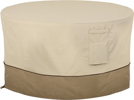 Duck Covers Veranda Pebble 42 Inch Round Full Coverage Fire Pit Table Cover
