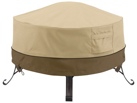 Duck Covers Veranda Pebble 30 Inch Full Coverage Fire Pit Cover