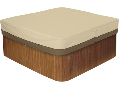 Duck Covers Veranda Pebble 86 Inch Square Hot Tub Cover