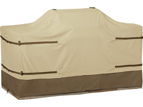 Duck Covers Veranda Pebble 98 Inch Island with Center Grill Head