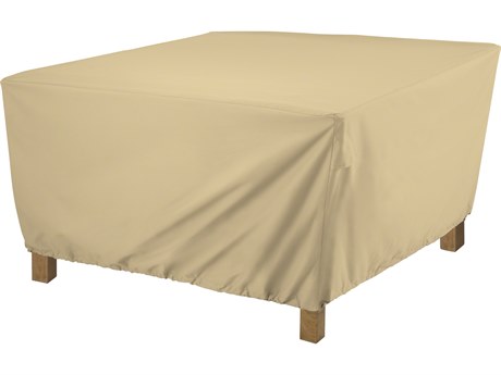 Duck Covers Terrazzo Sand 28 Inch Square Ottoman/Side Table Cover