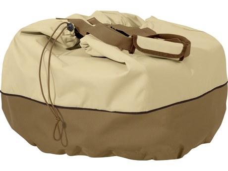 Duck Covers Veranda Pebble 22 Inch Round Table Top Grill Cover & Carry Bag