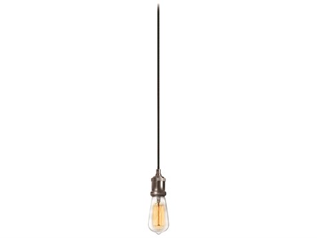 Dainolite Vintage 1-Light Satin Chrome Mini Pendant