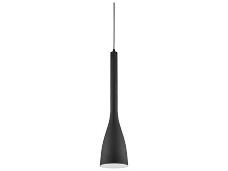 Dainolite 1-Light Matte Black Mini Pendant