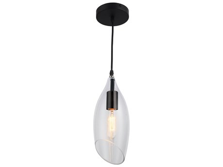 Dainolite Abba 1-Light Black Mini Pendant