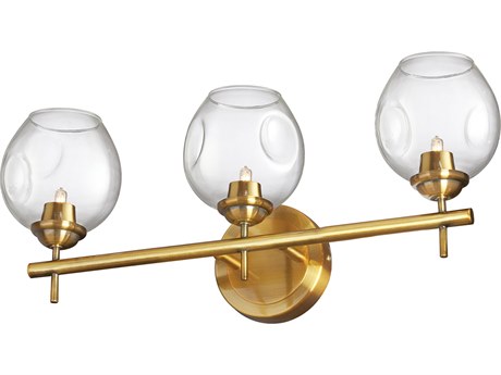 Dainolite Abii 3-Light Vintage Bronze Vanity Light