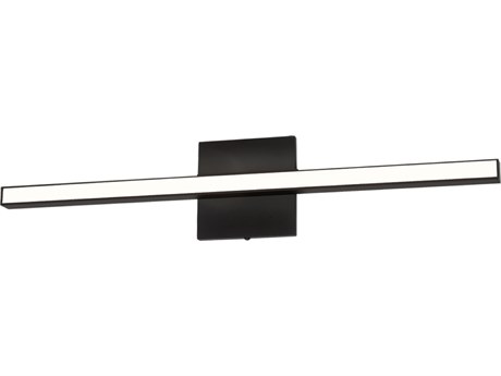Dainolite Alexander 1-Light Matte Black Vanity Light