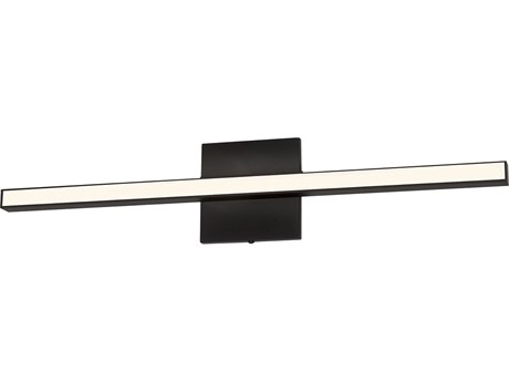 Dainolite Arandel 1-Light Matte Black Vanity Light