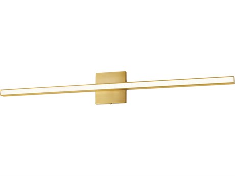 Dainolite Arandel 1-Light Aged Brass Vanity Light
