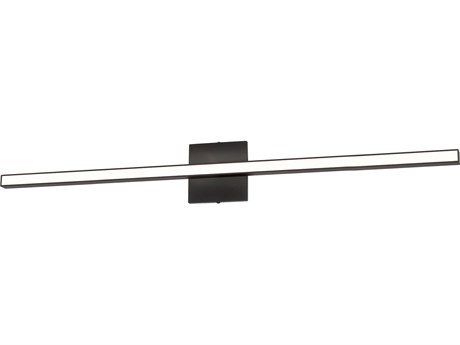 Dainolite Arandel 1-Light Matte Black Vanity Light