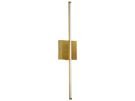 Dainolite Array 1-Light Aged Brass Wall Sconce