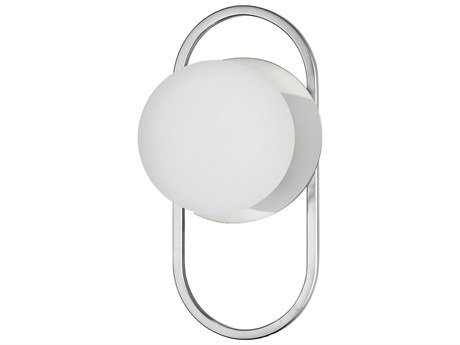Dainolite Burlat 1-Light Polished Chrome Wall Sconce