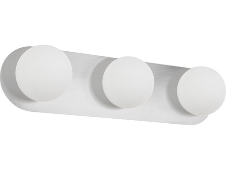 Dainolite Burlat 3-Light Polished Chrome Vanity Light