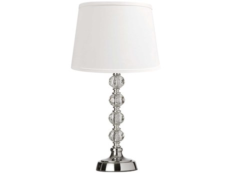 Dainolite Crystal Polished Chrome Table Lamp