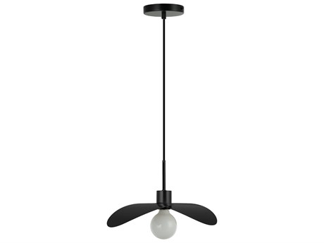 Dainolite Christobel 1-Light Matte Black Pendant