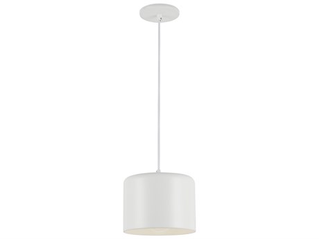 Dainolite Emilia 1-Light Matte White Dome Mini Pendant