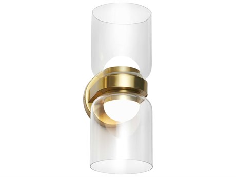 Dainolite Nadine 2-Light Aged Brass Wall Sconce