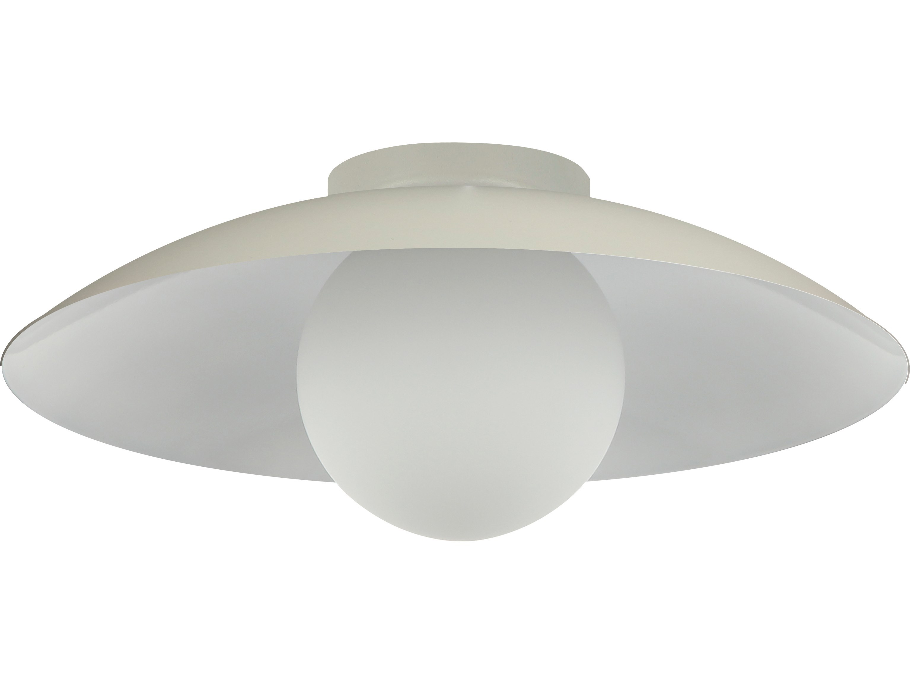 Dainolite OLV-151FH-MBG Olivia 1 Light 15.75 inch Matte Beige Flush Mount Ceiling Light