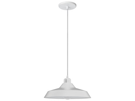Dainolite Olya 1-Light Matte White Dome Pendant
