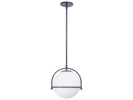 Dainolite Paola 1-Light Matte Black Globe Pendant
