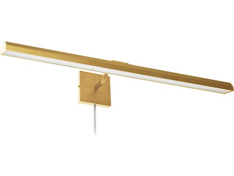 Dainolite Leonardo 4-Light Aged Brass Picture Light