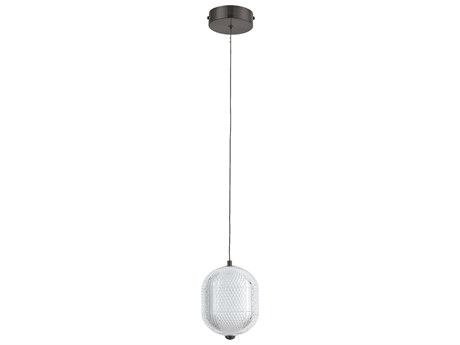 Dainolite Peri 1-Light Matte Black Mini Pendant