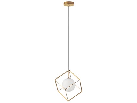 Dainolite Thomson 1-Light Gold Geometric Mini Pendant