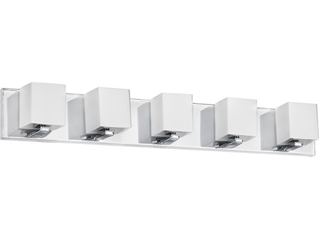 Dainolite Verona 5-Light Polished Chrome Vanity Light