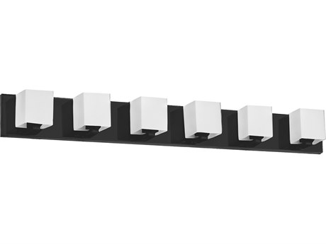 Dainolite Verona 6-Light Matte Black Vanity Light
