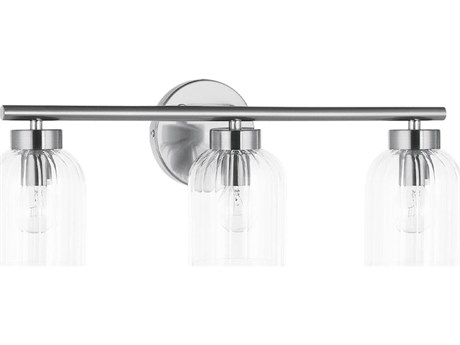 Dainolite Vienna 3-Light Polished Chrome Vanity Light