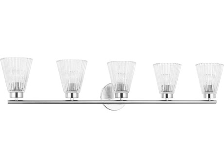 Dainolite Vienna 5-Light Polished Chrome Vanity Light