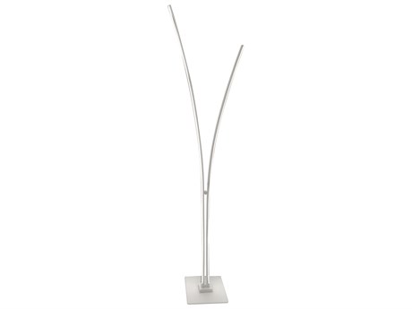 Dainolite Vincent Matte White Floor Lamp