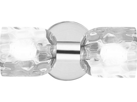 Dainolite Vallora 2-Light Polished Chrome Vanity Light