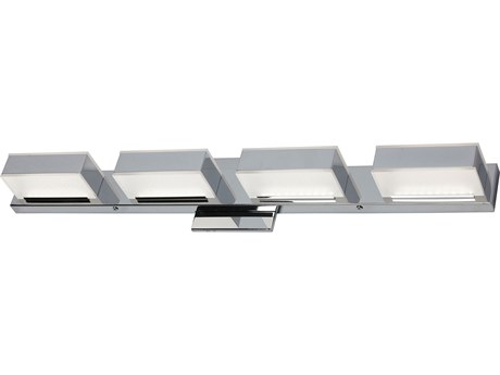 Dainolite Viola 4-Light Polished Chrome Vanity Light