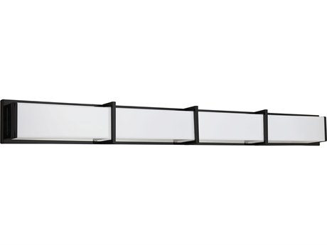 Dainolite Winston 1-Light Matte Black Vanity Light