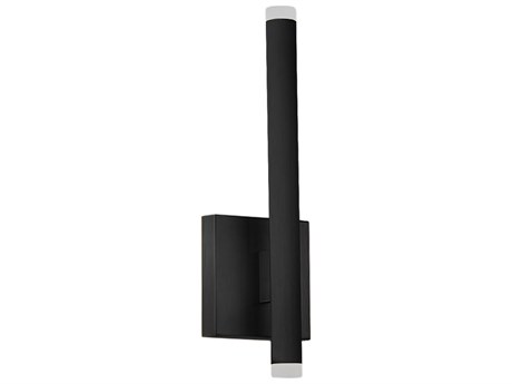 Dainolite Wilson 2-Light Matte Black Wall Sconce