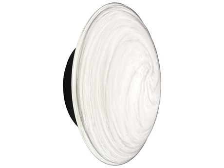 Dainolite Wenona 1-Light Matte Black Wall Sconce