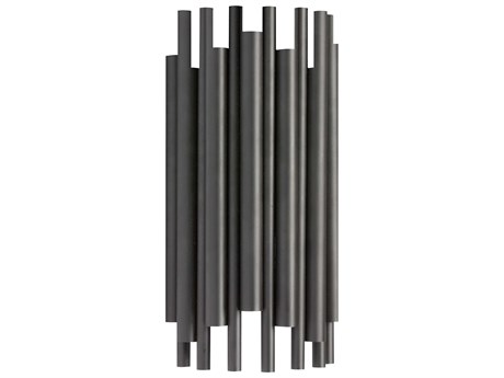 Dainolite Weslyn 2-Light Matte Black Wall Sconce