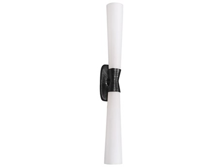 Dainolite Whitney 2-Light Matte Black Wall Sconce