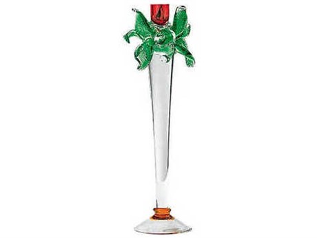 Driade Leonardo Green / Clear Glass Candle Holder